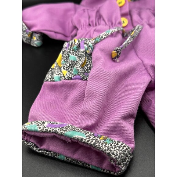 Vtg Cabbage Patch Kids Doll Designer Line Transitional VHTF Purple Jumper - Picture 6 of 11